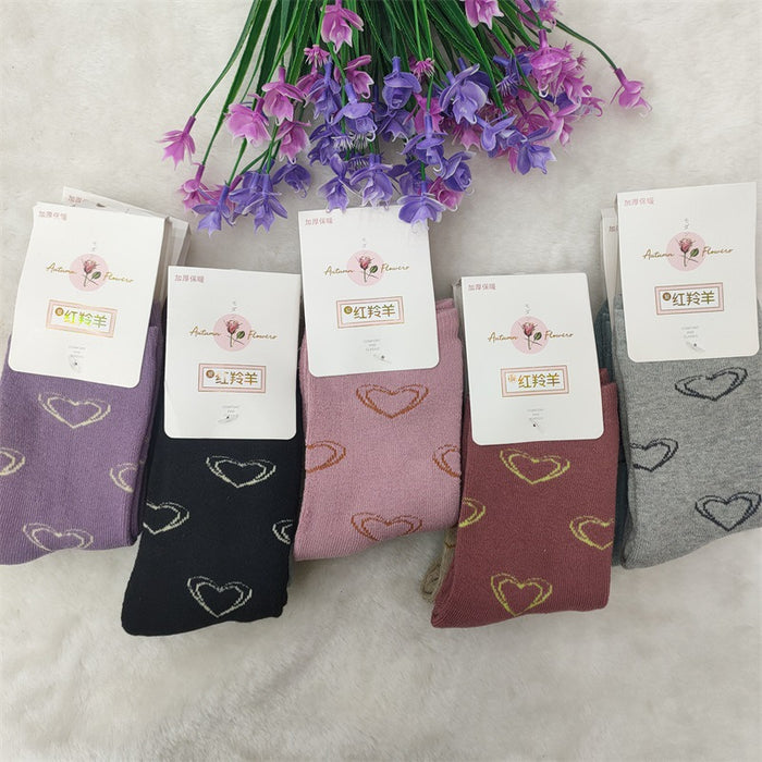 Wholesale socks men's women's cold-resistant warm socks socks towel cartoon socks