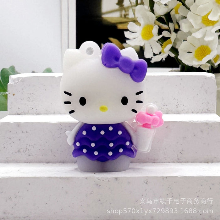 Wholesale Cartoon keychain ring, car keychain, silicone PVC soft rubber