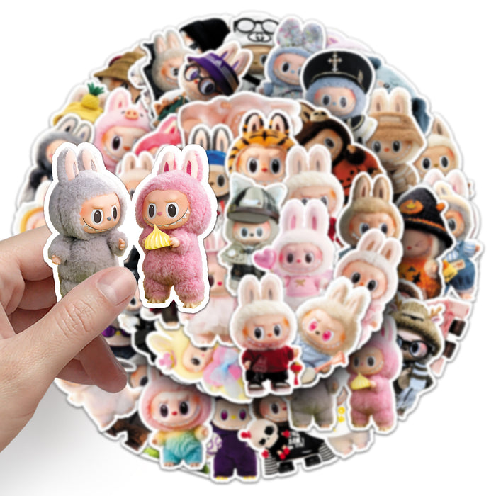 Wholesale 50pcs Cute Waterproof Doll Decorative Stickers