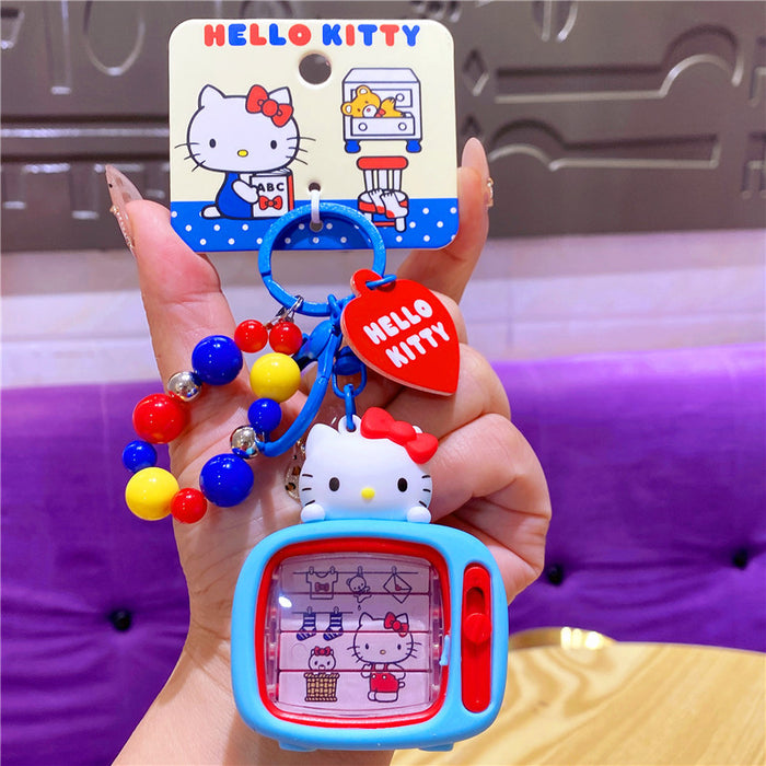 Wholesale Classic doll bracelet keychain cat car keychain pendant bag charm