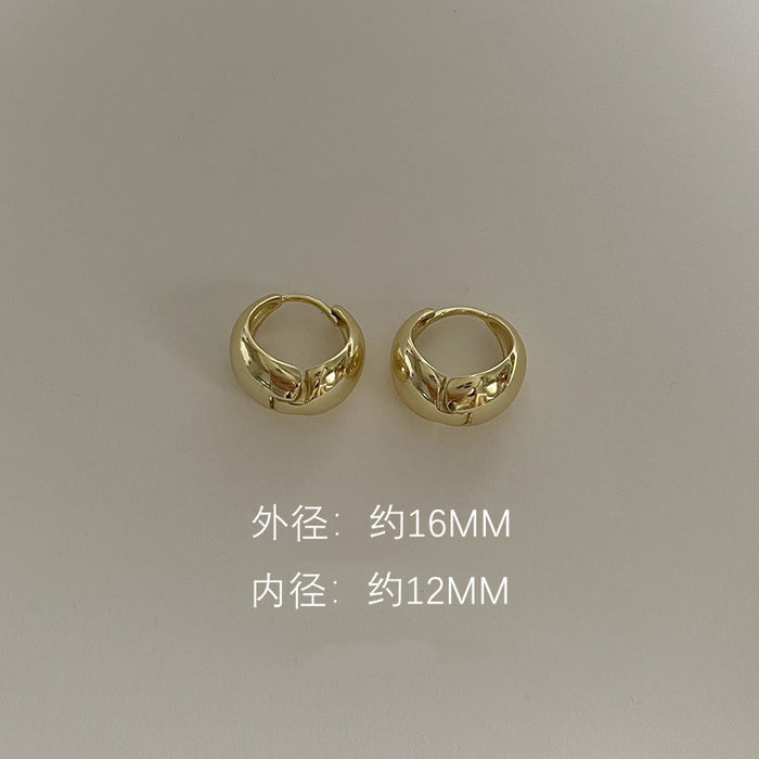 Wholesale Earrings, Silver Needles, Earrings, Women's Simple Earrings, Earrings, Bone Nails, High End Circles, Earrings