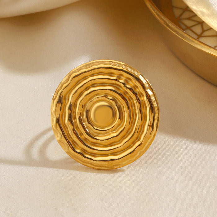 Wholesale Women's Stainless Steel Round Bow Rings Adjustable rings