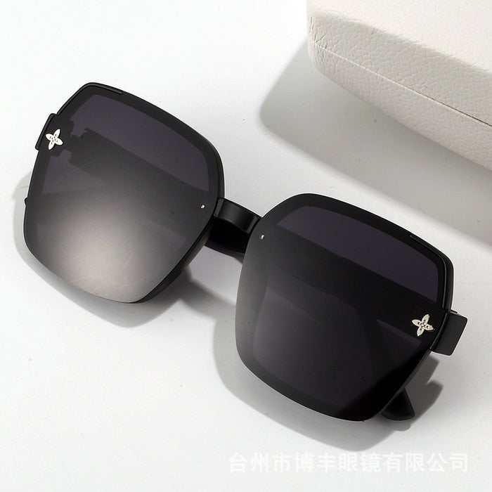 Wholesale Square Frame Polygon PC Sunglasses JDC-SG-Bofeng008