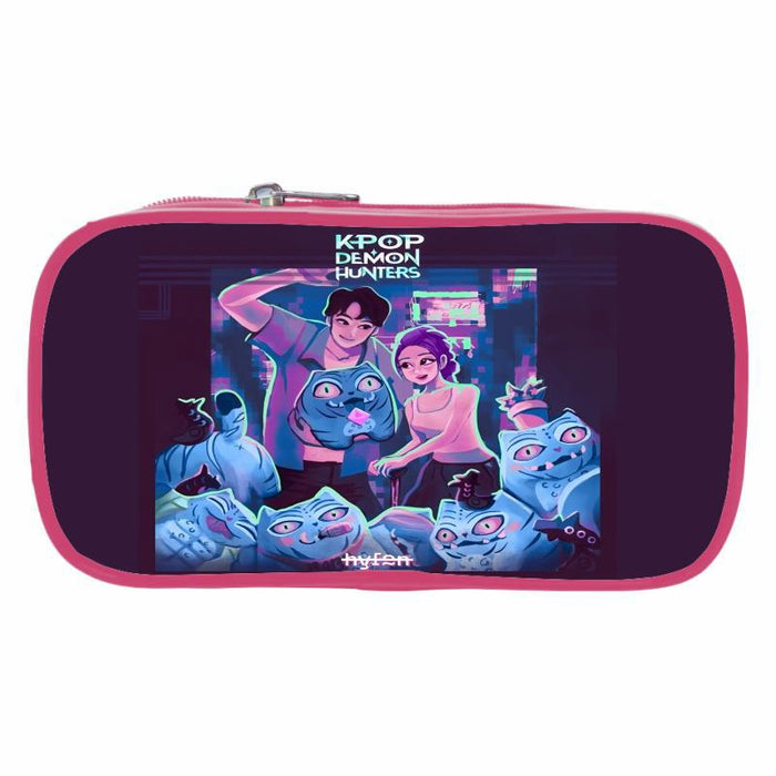 Wholesale DIY Elementary School Student Stationery Bag Pencil Case Pink Pen Bag