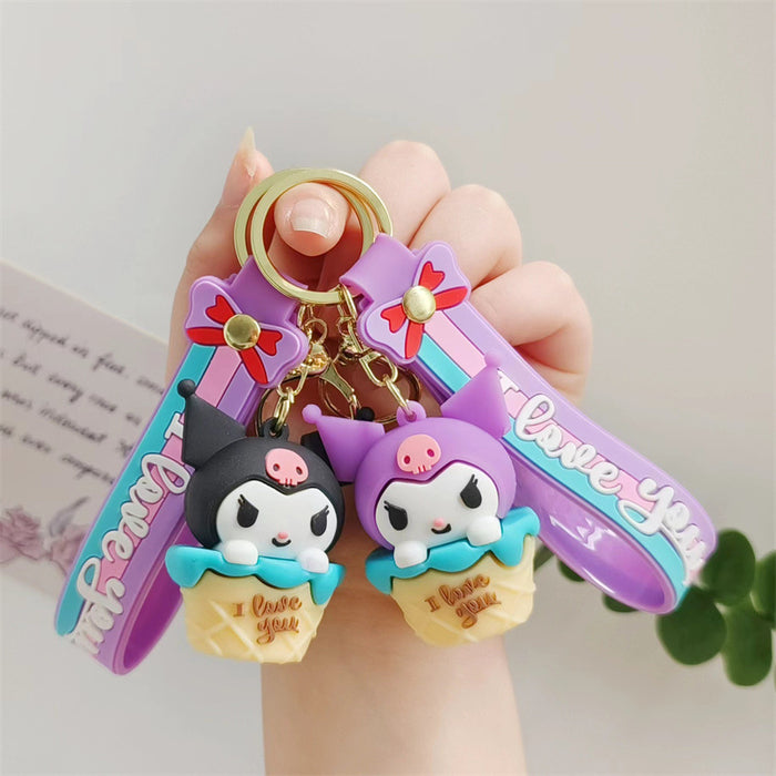 Wholesale Cartoon Silicone Doll Keychain JDC-KC-HaoXi012