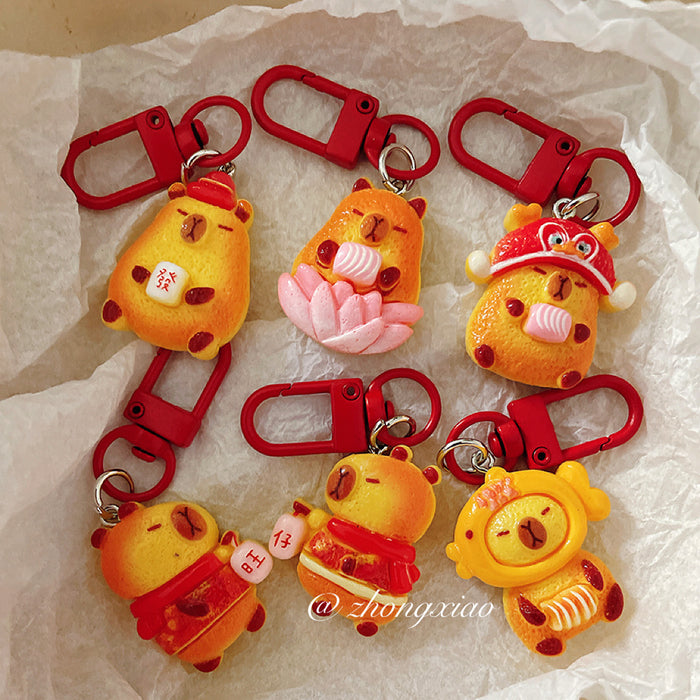 Wholesale Keychain pendant, cute cartoon backpack hanging accessory, accessory