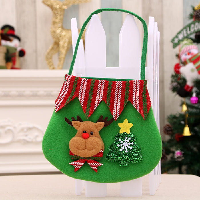 Wholesale Christmas Apple Bag, Handbag, Christmas Eve Gift Bag, Kidsren' s Small Gift Bag, Christmas Apple Bag