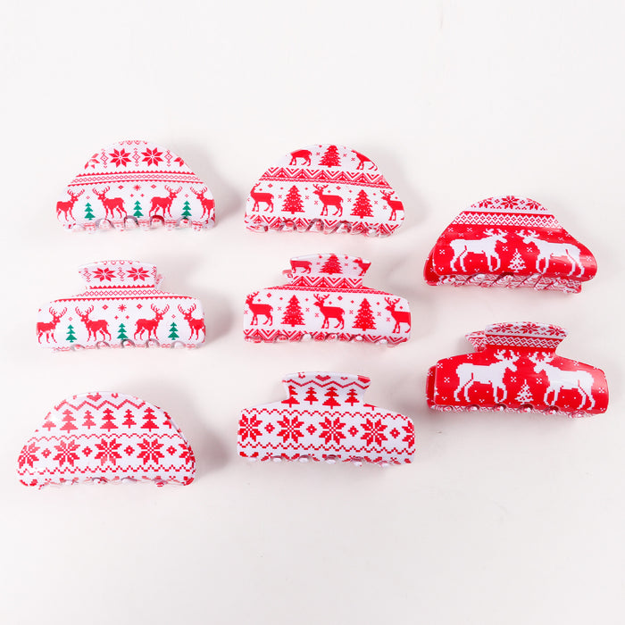 Wholesale Ornament Christmas red grab clip