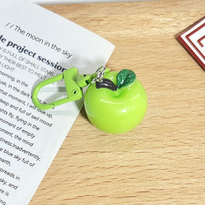 Wholesale Simulation three-dimensional food play apple keychain bag pendant