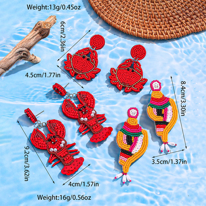 Wholesale animal beaded earrings