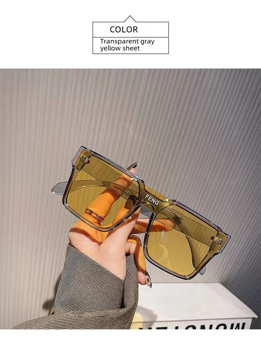 Wholesale Sunglasses for men and women, large frame sunglasses, UV resistant, fashionable and trendy glasses