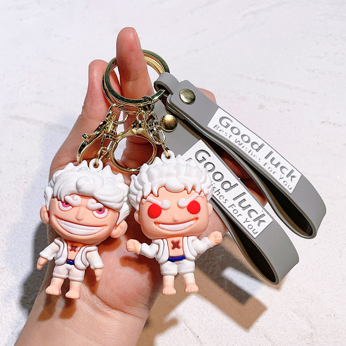 Wholesale Cartoon Anime Silicone Keychain JDC-KC-Qiwei032