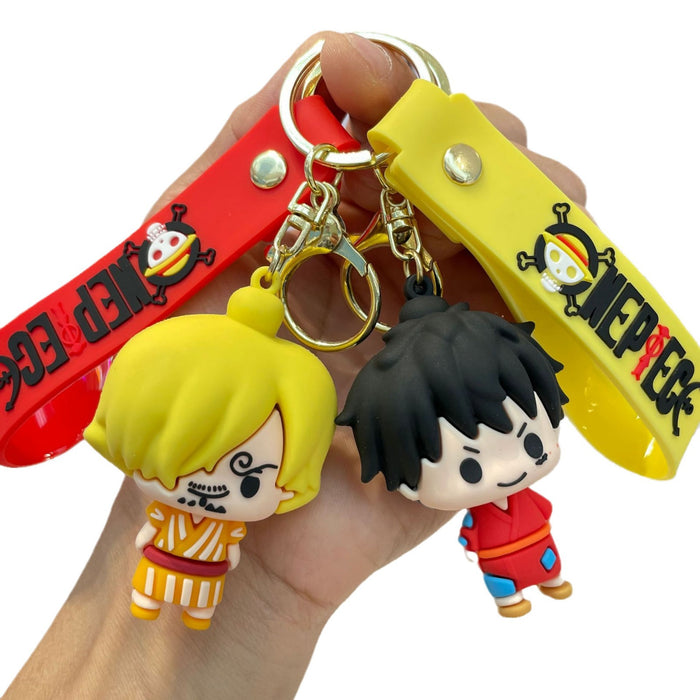 Wholesale Anime keychain, backpack pendant, cartoon doll, car keychain accessory store, doll machine, small gift