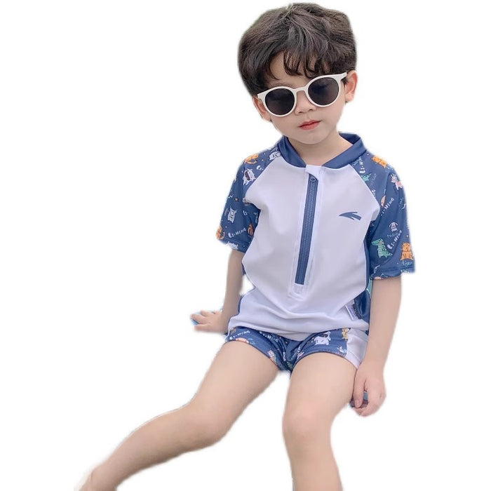 Wholesale Children's swimsuit, boys' split swimsuit, hot spring new swimsuit equipment, baby quick drying swimsuit