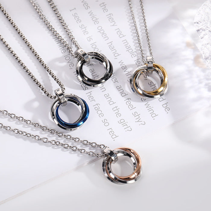 Wholesale Titanium steel sweater chain pendant, stainless steel necklace pendant