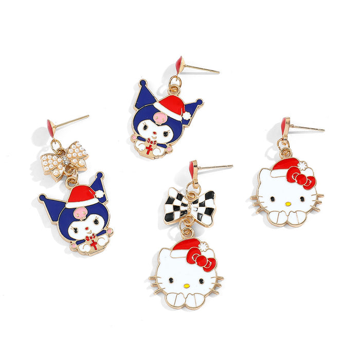 Wholesale  cartoon earrings cuteearrings  Christmas earrings