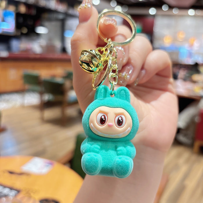 Wholesale Cute Plush Sheep Keychain Bag Small Pendant Plush Cute Grain Car Hanging Decoration Grab Machine Small Accessories