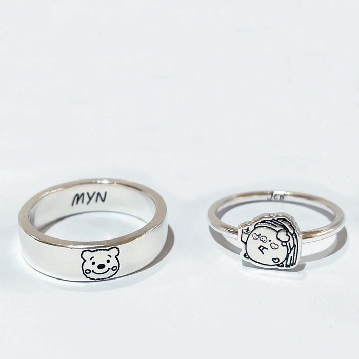 Wholesale copper new pig female ring JDC-RS-DFN007