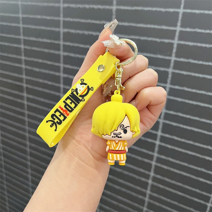 Wholesale Creative Cartoon Cute PVC Soft Keychain JDC-KC-JinB027