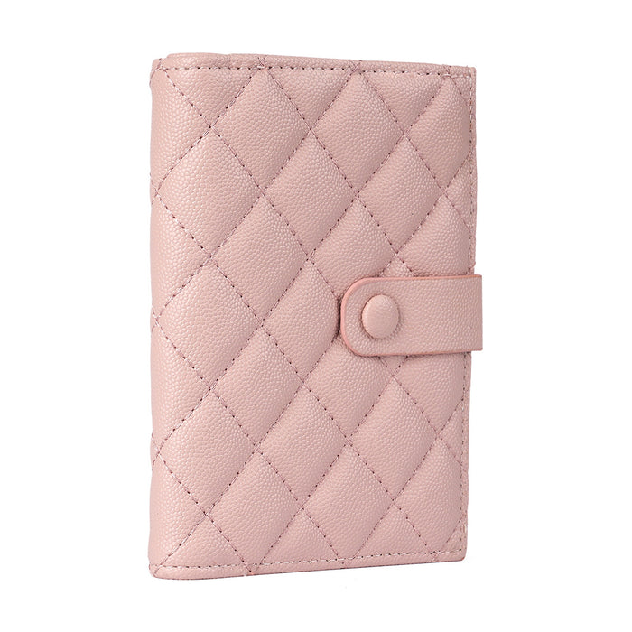 Wholesale Chic Style Black PU Passport Holder Wallet for Women Fashion Accessory Gift