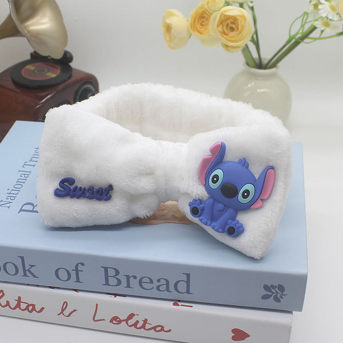 Wholesale Plush Hair Band  Bow Soft Hair Band Wash Face Doll Hair Band