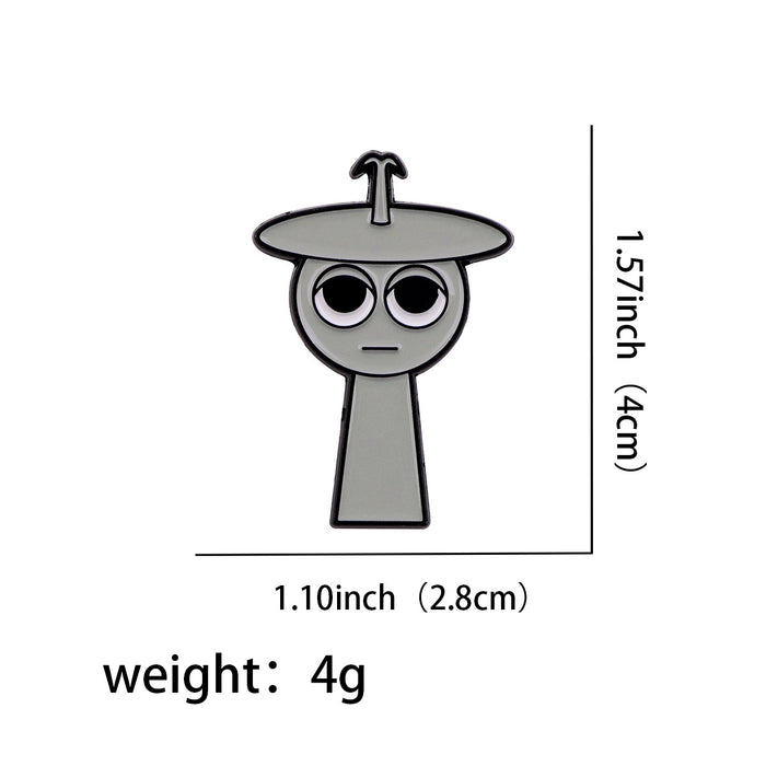 Wholesale Animation Game  Badge Clothing Backpack Alloy Brooch