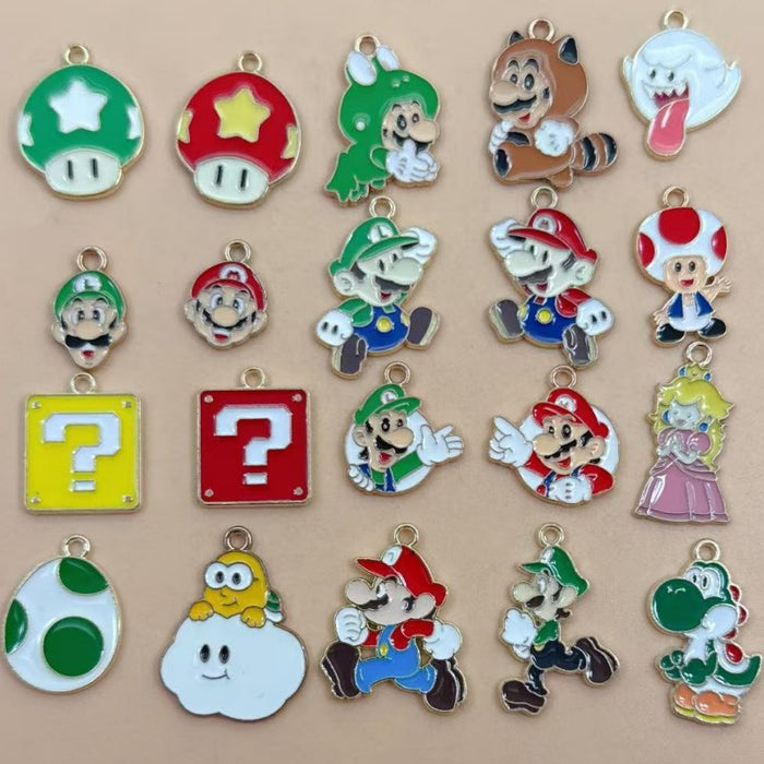 Wholesale 10pcs DIY Alloy Oil Drip Packaging Jewelry Bracelets,  Earrings,  Necklaces,  Hair Accessories,  and Pendants