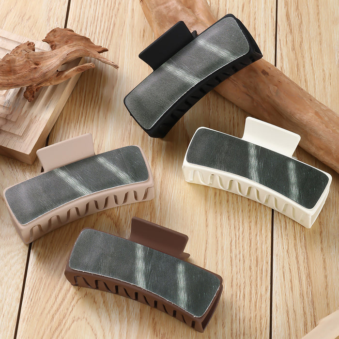 Wholesale Fashionable  multi-color parallel square Hair Clips