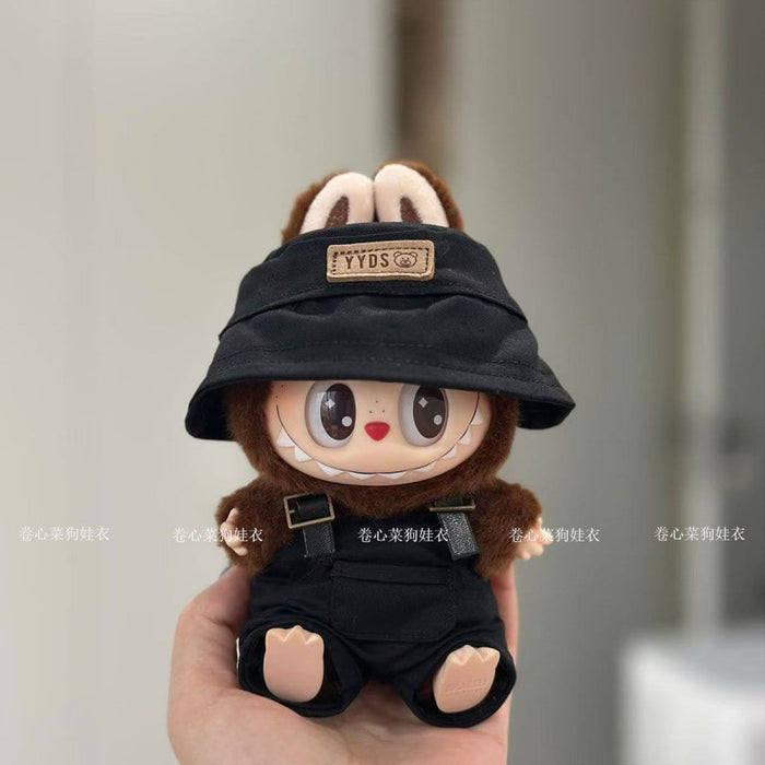 Wholesale Vinyl Doll overalls  hats clothes glasses