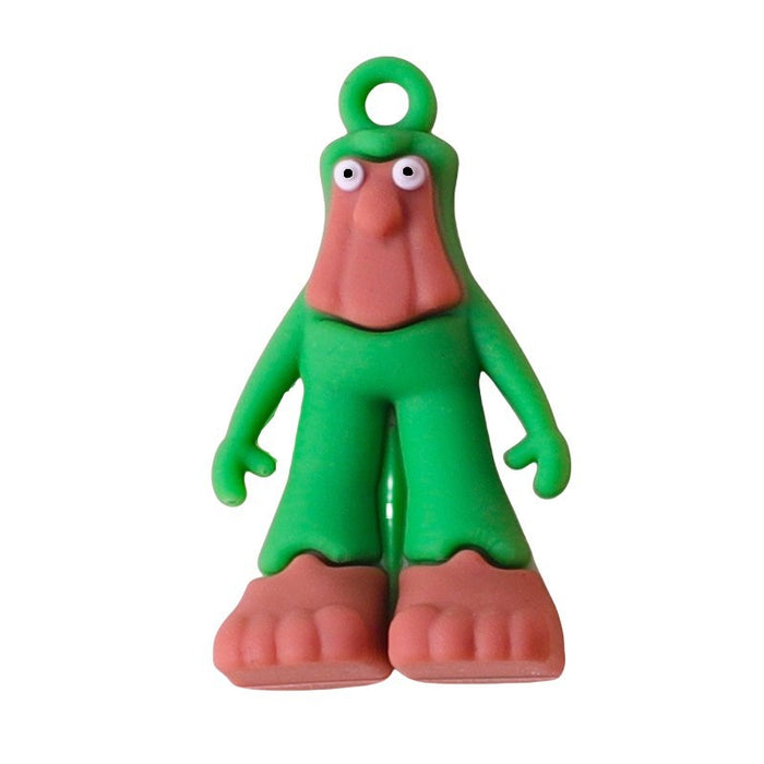 Wholesale Keychain pendant abstract shape school bag pendant