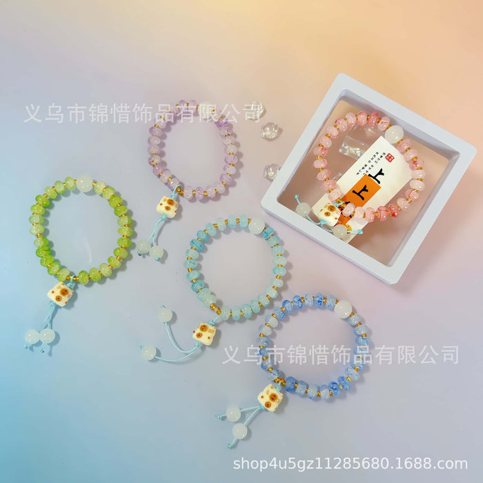 Wholesale New Ink Abacus Bead Bracelet, Tassel, Fortune Cat Bracelet