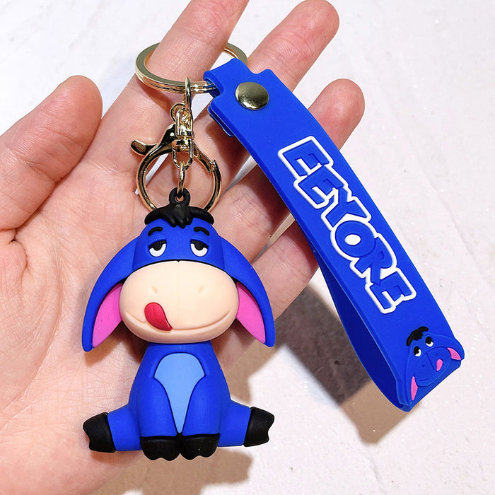Wholesale Cartoon doll keychain,  cute bag charm,  silicone