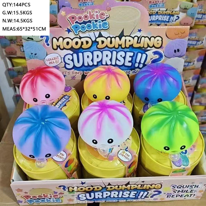 Wholesale Trendy Vinyl Steamed Bun Squeeze Toy - Stress Relief for Youth