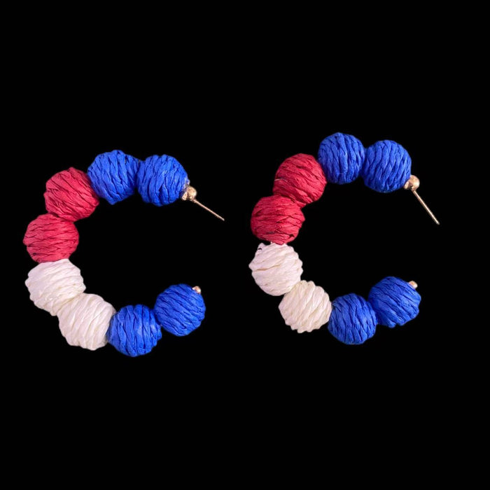 Wholesale Independence Day Earrings JDC-ES-ChouTteng012