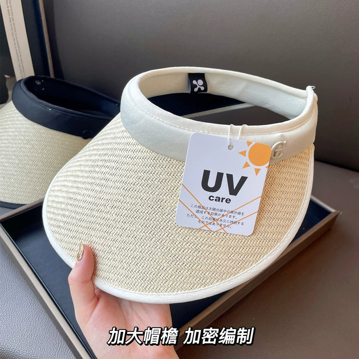 Wholesale Sunscreen Lafite Straw Hat Women's Outdoor Sunshade