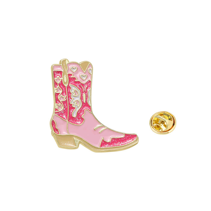 Wholesale cartoon boots brooch clothing accessories