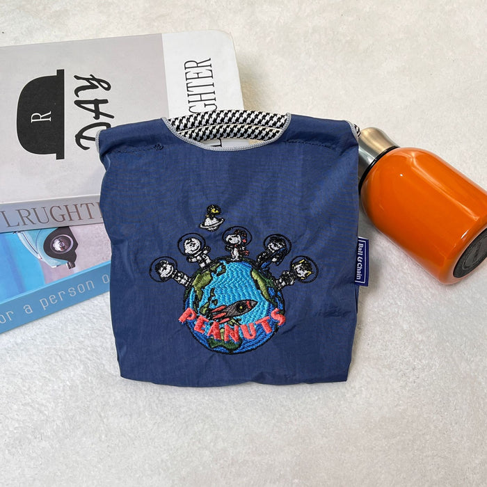 Wholesale Needle Embroidered Donut Mini Bag Mini Shoulder Crossbody Bag Handbag Canvas Bag