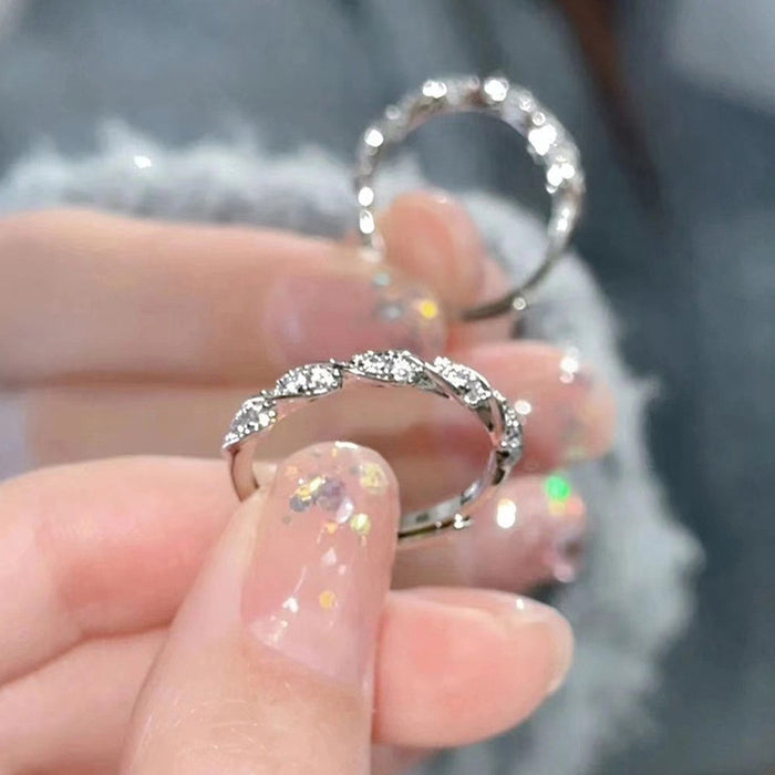 Wholesale  Women's Twist Wrap Finger Ring Niche Ring