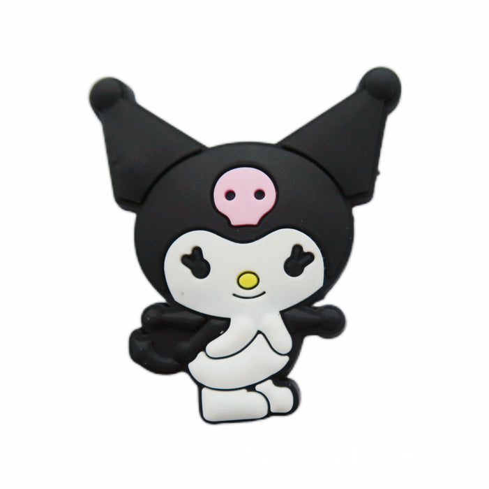 Wholesale 100 Pcs Shoe Flower Shoe Buckle Hole Shoe Accessories PVC Soft Glue Jewelry