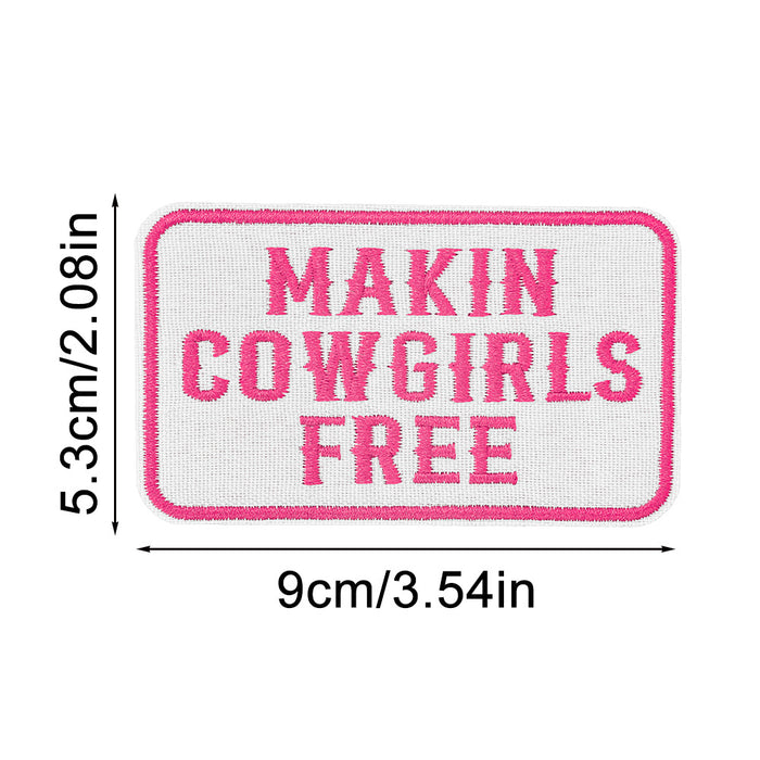 Wholesale English Letter Embroidery DIY Patches