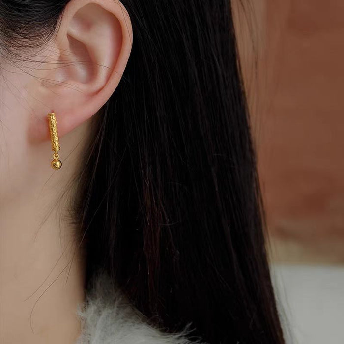 Wholesale Design sense scroll grass pattern sparkling diamond water droplet earrings for women, versatile, simple and fashionable temperament earrings wholesale