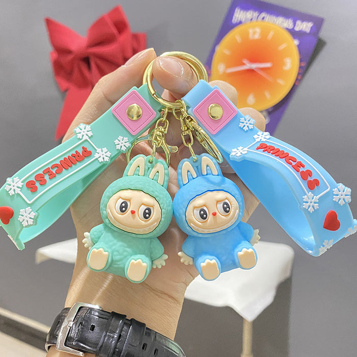Wholesale Plush Cloth Sitting Cute Series Keychain Doll Gift Keychain