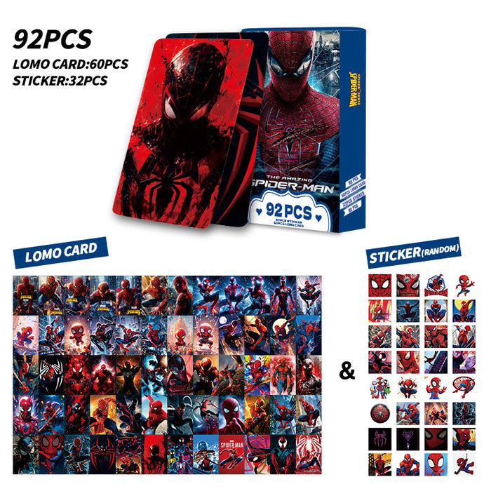 Wholesale 184pcs LOMO card high-definition anime peripheral box collection card greeting card sticker