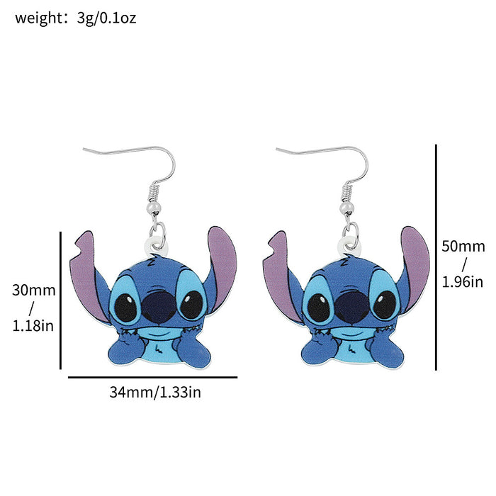 Wholesale anime star baby acrylic earrings Cartoon Doll earrings