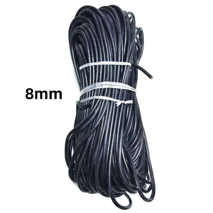 Wholesale 100pcs Round  Cowhide Rope Accessories Mobile Phone Case Leather Rope Braided Rope