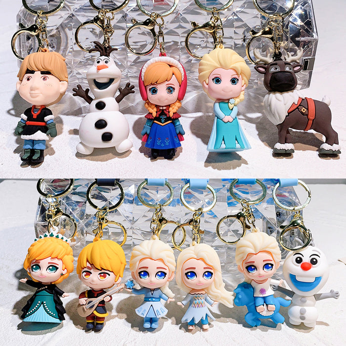 Wholesale Cartoon Silicone Doll Keychain JDC-KC-QiChao030