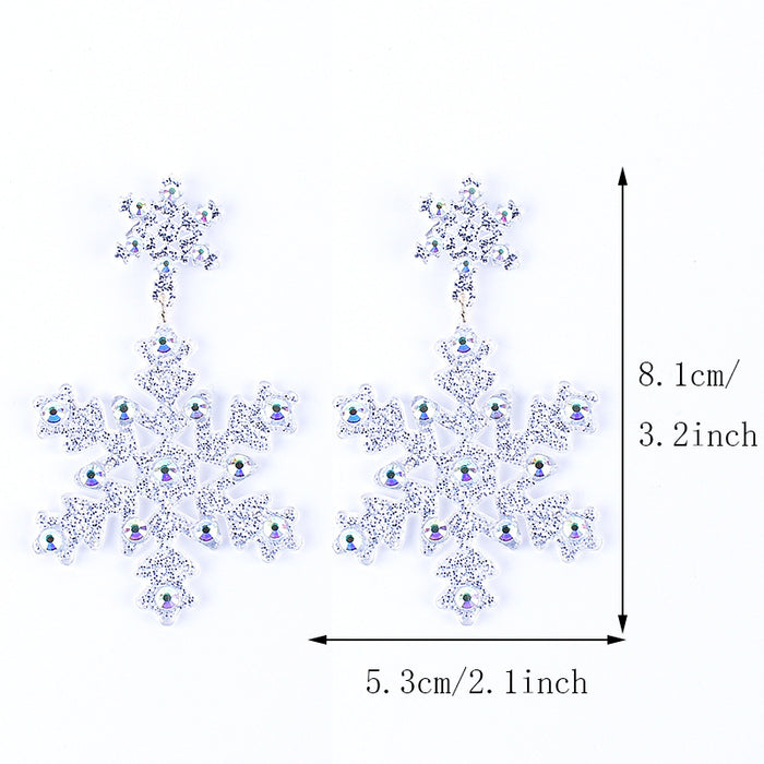 Wholesale New Christmas earrings green fur strange    Christmas tree snowflake elk gingerbread man