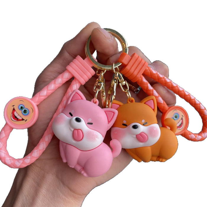 Wholesale Cartoon keychain, cute cartoon doll, car keychain, couple's bag, pendant, small gift wholesale