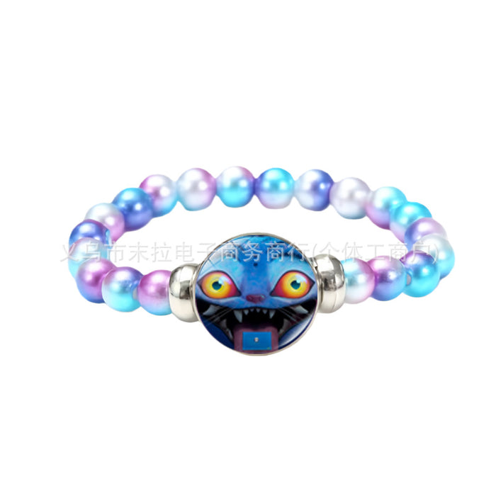 Wholesale K-Pop Cartoon Anime Colorful Beaded Bracelet