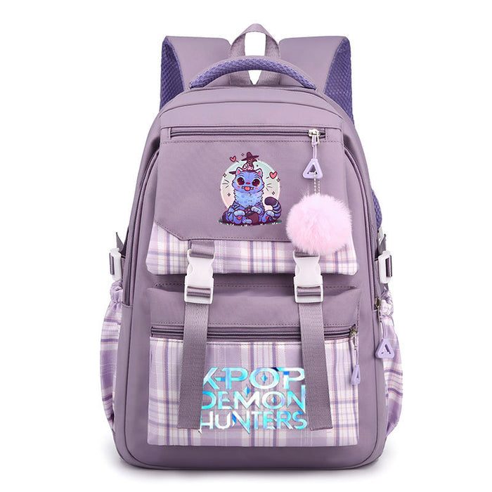 Wholesale  Kpop Printed School Bag Junior High School Large Capacity Backpack